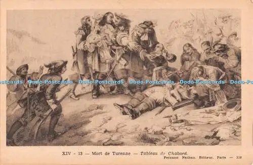 R548913 Mort de Turenne Tableau de Chabord Fernand Nathan