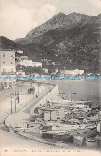 R544566 Menton Vue vers Garavan et le Berceau LL 32