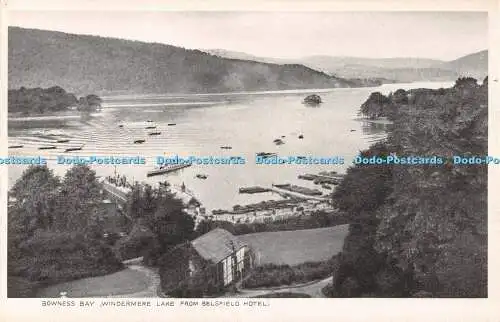 R547059 Bowness Bay Windermere Lake vom Belsfield Hotel Fotografie