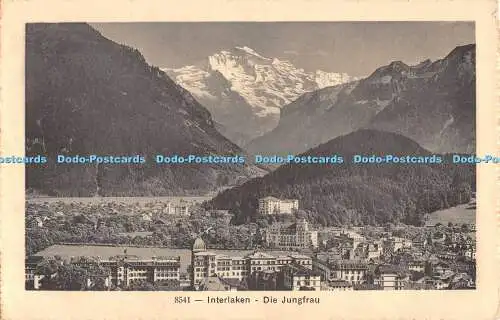 R548916 Interlaken Die Jungfrau R Gabler 1913