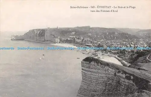 R550958 Seine Inferieure Etretat La Baie et la Plage