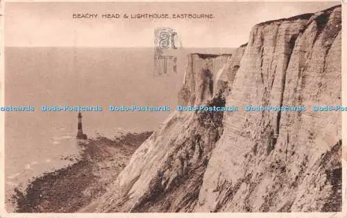 R550964 Eastbourne Beachy Head and Lighthouse E T W Dennis 1926