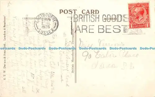 R550964 Eastbourne Beachy Head and Lighthouse E T W Dennis 1926