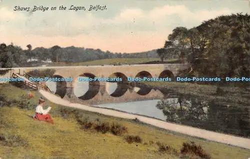 R548943 Belfast Shaws Bridge auf der Lagan Eyre und Spottiswoode Woodbury Serie