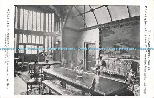 R548955 Worcester Antient Commandery Interieur of the Hall Shewing Oriel Window J