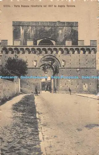 R551014 Siena Porta Romana Ricostruita da Angelo Ventura G Caruso