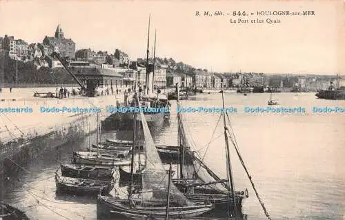 R548972 Boulogne sur Mer Le Port et les Quais B M