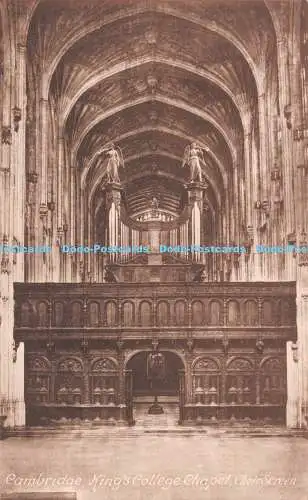 R551018 Cambridge King College Chapel Choir Screen F Frith No 26511