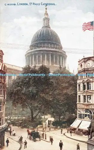 R551048 London St Paul Cathedral The Photochrom Celesque Series