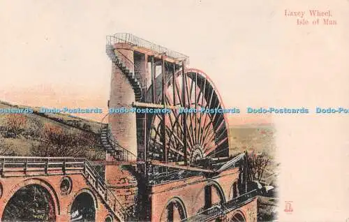 R549019 Isle of Man Laxey Wheel Woolstone Bros The Milton Artlette Series No 190