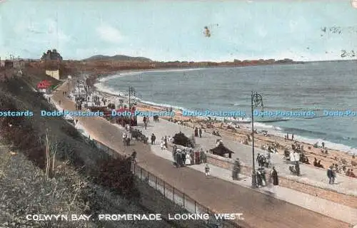 R549047 Colwyn Bay Promenade Blick nach Westen E T W Dennis