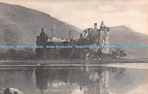 R549093 Kilchurn Castle Loch Awe F W H Postkarte