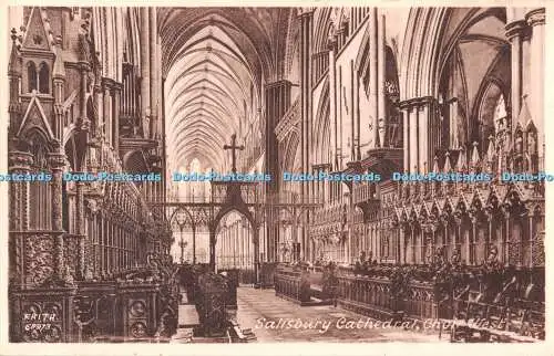 R549095 Salisbury Cathedral Choir West F Frith