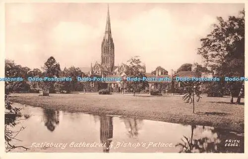 R549096 Kathedrale von Salisbury und Bischofspalast F Frith