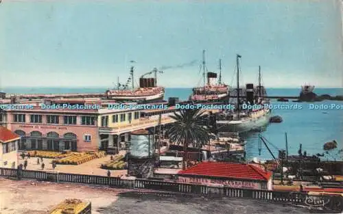 R549122 Gros Bateau Dans le Port d Alger Combier Imp Macon