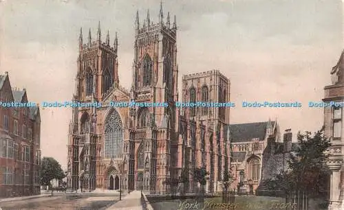 R551240 York Minster West Front Frith No 28791 1906