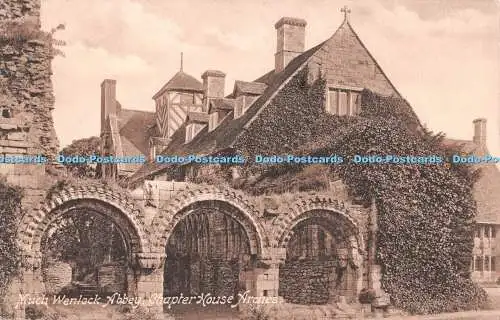 R551254 Much Wenlock Abbey Chapter House Arches F Frith No 30879