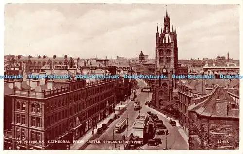 R551346 Newcastle on Tyne St Nicholas Cathedral From Castle Valentine Phototype