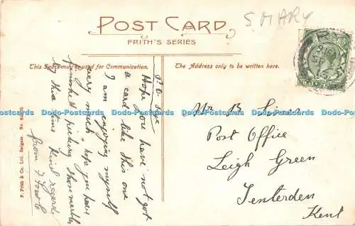 R551350 Rye Church Flying Butterfly F Frith No 64925 1913