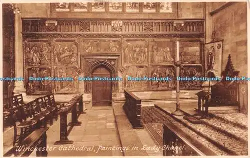 R551429 Winchester Cathedral Gemälde in Lady Chapel F Frith Nr 87175