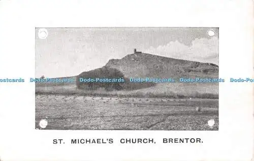 R551459 Brentor St Michael Kirche Postkarte