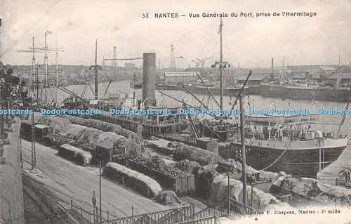 R551467 Nantes Vue Generale du Port Prise de l Hermitage F Chapeau