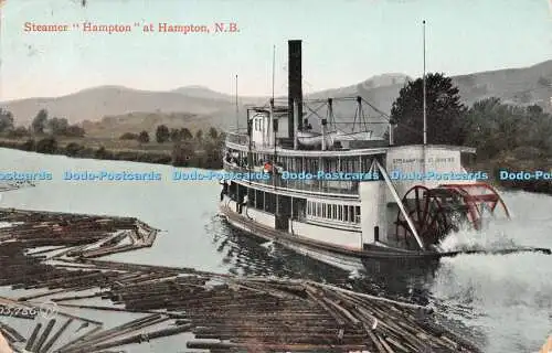 R551697 03766 Dampfgarer Hampton at Hampton N B 1912 Valentine