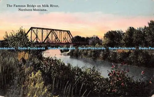 R551727 Berühmte Brücke am Milk River Northern Montana Chas E Morris