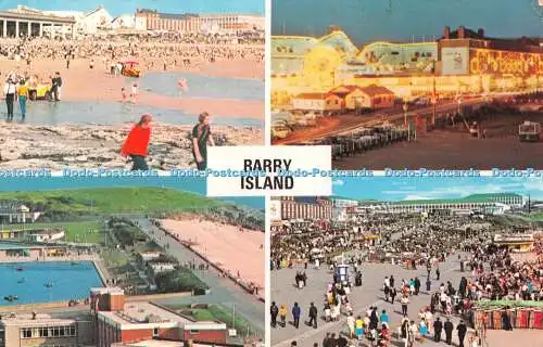 R551818 Barry Island Glam Ynys Barri Litho Canada N P O Dexter Multi View