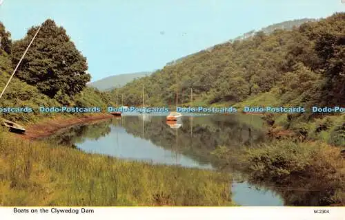 R551970 Boote auf Clywedog Dam M 2304 Dennis 1973