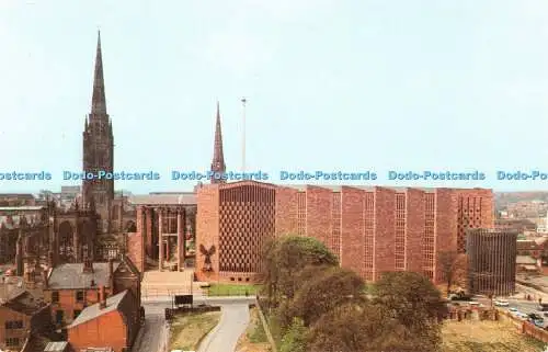 R552071 Coventry Cathedral P W und L Thompson Jarrold Cotman Farbe