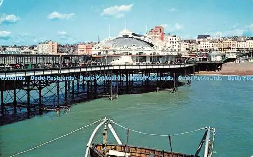 R552132 S 196 Palace Pier Brighton Plastichrome Farbbild Verlag C G Wil