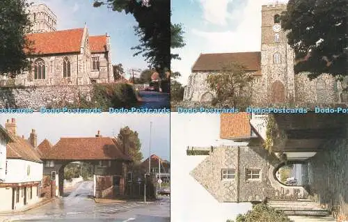 R552175 St Clements Church Sandwich St Peters Church Barbican Fisher Gate Multi