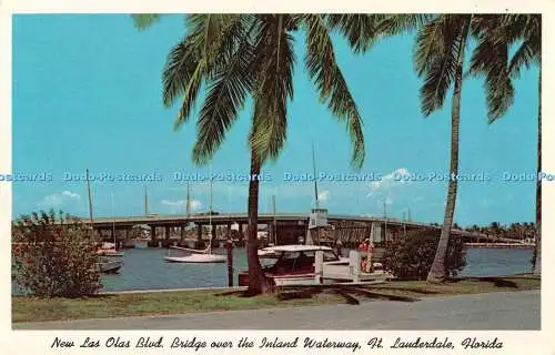 R552314 New Las Olas Blud Bridge over Inland Waterway Ft Lauderdale Florida J F