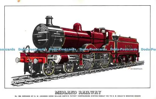 R552340 Midland Railway No 1000 S W Johnson Using William Smiths Patent Rebuilt