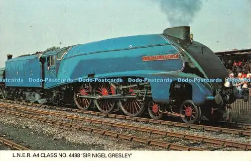 R552345 L N E R A4 Class No 4498 Sir Nigel Gresley Precision Colourmaster Intern