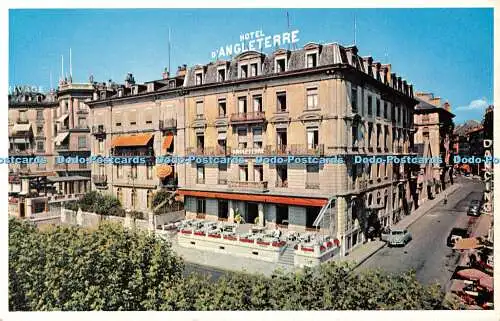 R552385 Hotel dAngleterre au Lac Geneve Quai du Mont Blanc L M Kohler