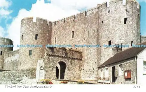 R552455 Barbican Gate Pembroke Castle 2164 Torbogen Werbung