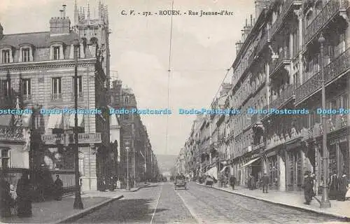 R554549 Rouen Tue Jeanne d Arc Postkarte