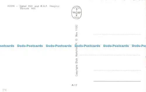 R552514 Aden Signal Hill und R A F Hospital Barrack Hill Dick Ketchian