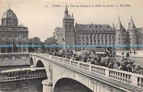 R554610 Paris Le Pont au Change et le Palais de Justice ND Phot