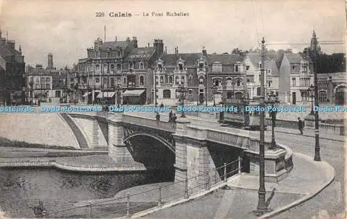 R554631 Calais Le Pont Richelieu M T Imprimeur