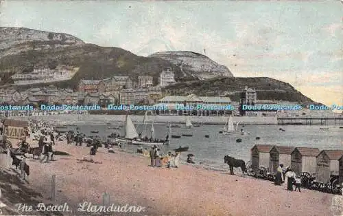 R552674 Llandudno The Beach Shureys Publications Skizzenhafte Teile Ja oder Nein Zierlich N