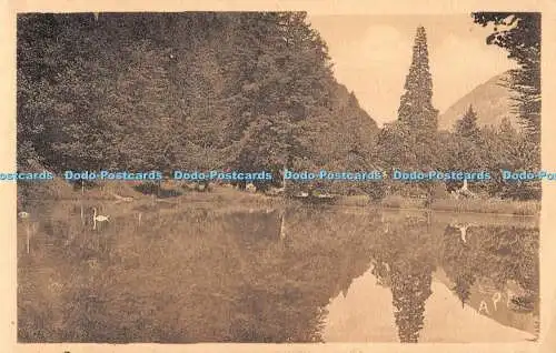 R552710 Luchon Superbagneres Le Lac des Quinconces Effet de Miroir A P A 1955