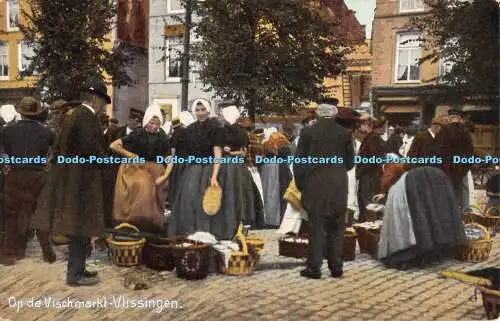 R554765 Op de Vischmarkt Vlissingen H W K