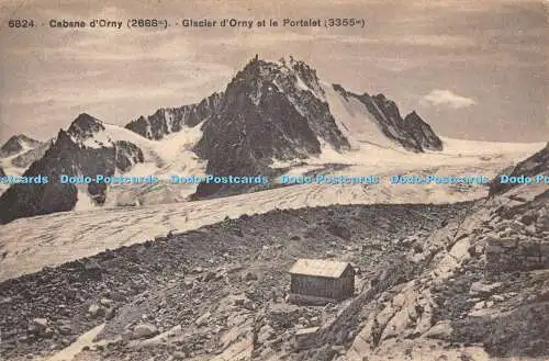 R552766 Cabane d Orny Glacier d Orny et le Portalet Phototypie Co