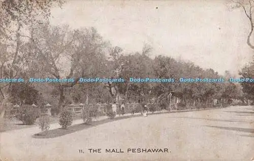 R552780 The Mall Peshawar D C Mehra and Bro Sepiatone Series