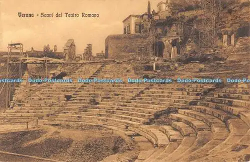 R554860 Verona Scavi del Teatro Romano Alterocca