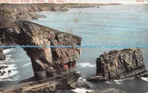 R554874 The Green Bridge of Wales Near Tenby F Hartmann 1912