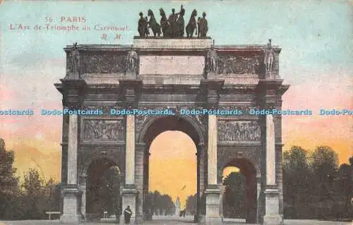 R552872 Paris L Arc de triomphe du Carrousel R M